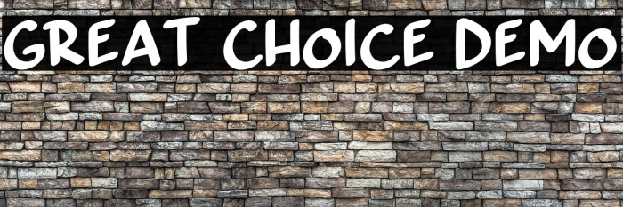 Great Choice Demo Example 3