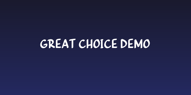 Great Choice Demo Social Header