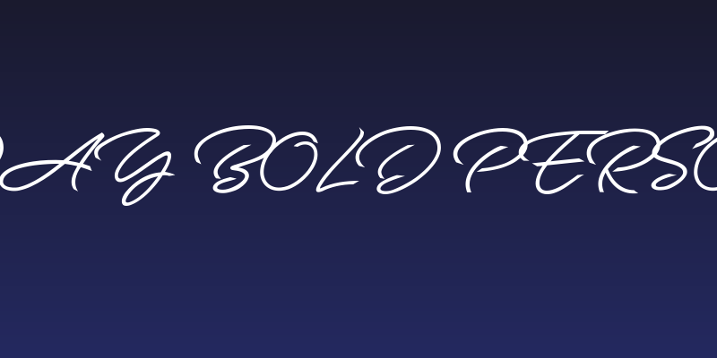 Great Day Bold Personal Use Social Header