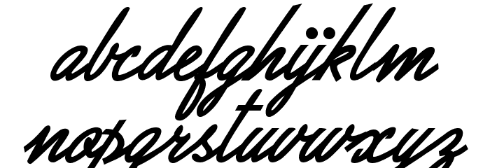 Great Day Bold Personal Use Font LOWERCASE