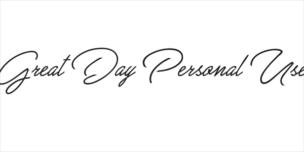 Great Day Personal Use Logo