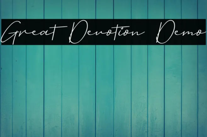 Great Devotion Demo Example 3