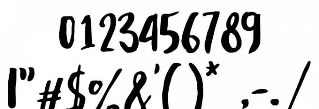 Great Friend - Personal Use Font OTHER CHARS