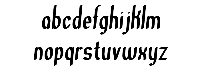 Great Heights BRK Font LOWERCASE