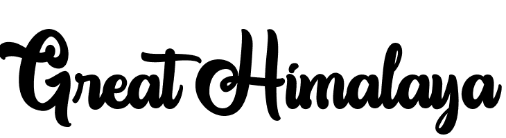 Great Himalaya  font caratteri gratis