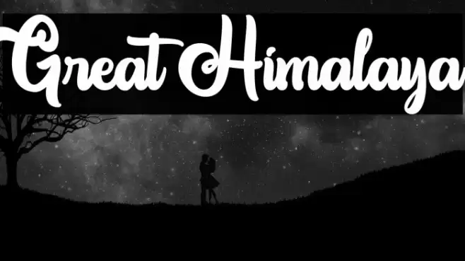 Great Himalaya Font examples