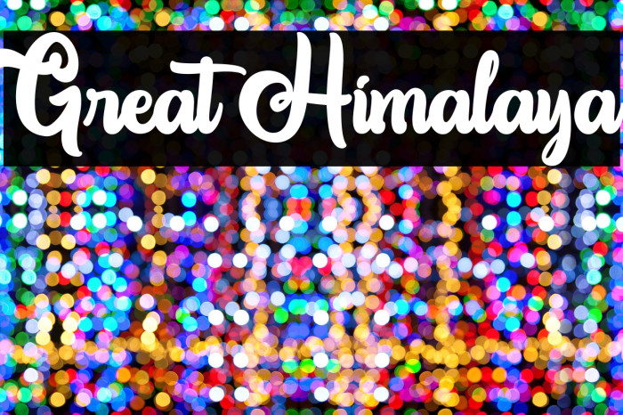 Great Himalaya Example 2