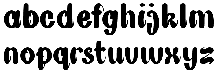 Great Job Font LOWERCASE