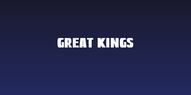 Great Kings Social Header