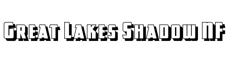 Great Lakes Shadow NF Font