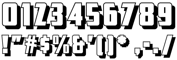 Great Lakes Shadow NF Font OTHER CHARS