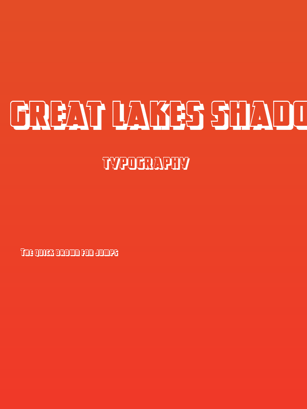 Great Lakes Shadow NF Poster