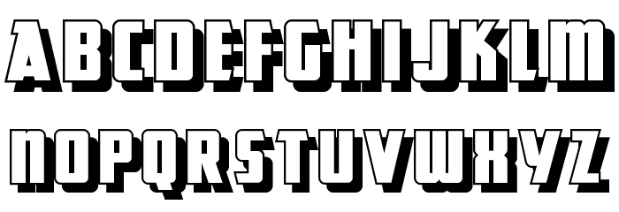 Great Lakes Shadow NF Font LOWERCASE