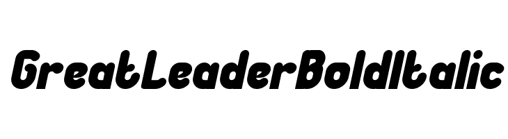 Great Leader Bold Italic  Fuentes Gratis Descargar