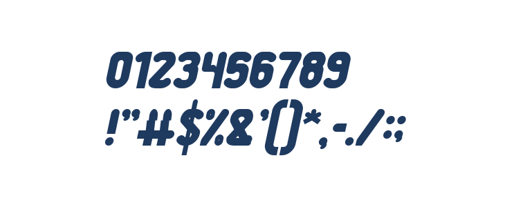 Great Leader Bold Italic Other Characters