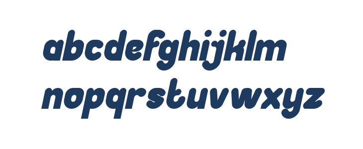 Great Leader Bold Italic Lowercase