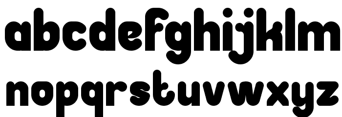 Great Leader Bold Font LOWERCASE