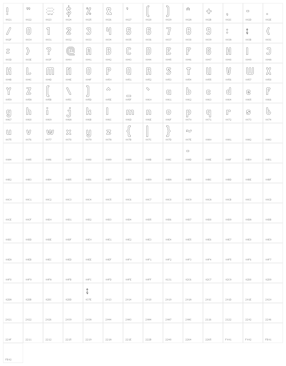 Great Leader-Hollow Character Map