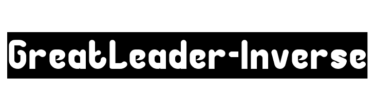 Great Leader-Inverse  免费字体下载