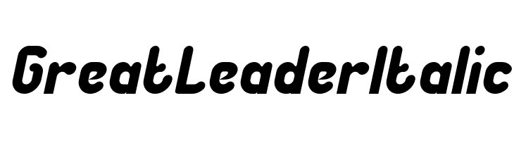 Great Leader Italic  नि: शुल्क फ़ॉन्ट्स डाउनलोड