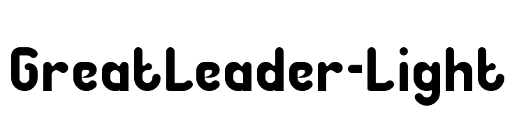 Great Leader-Light  Descarca Fonturi Gratis