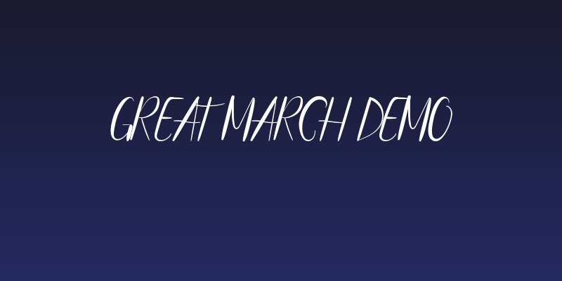 Great March Demo Social Header