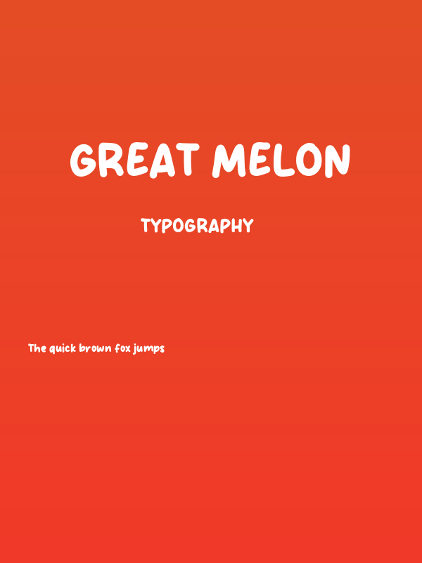 Great Melon Poster
