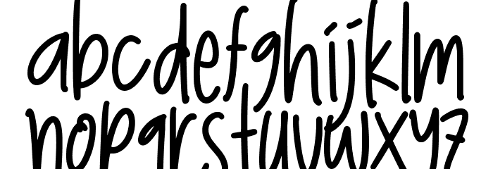 Great Night - Personal Use Font LOWERCASE