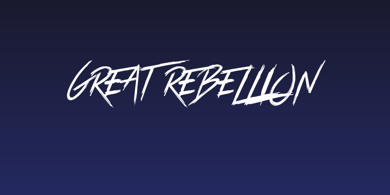 Great Rebellion Social Header