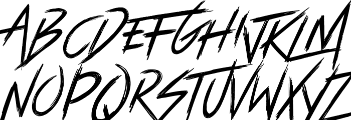 Great Rebellion Font LOWERCASE