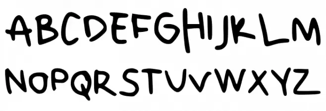 Great Regular Font UPPERCASE