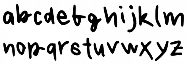 Great Regular Font LOWERCASE