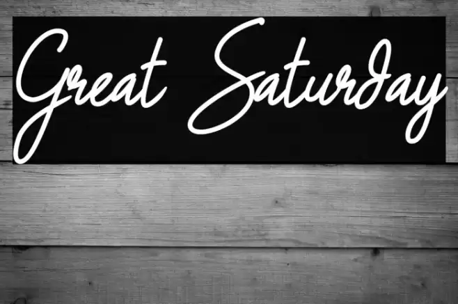 Great Saturday Font examples