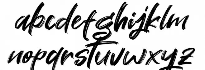 Great Sejagad Schriftart Kleinbuchstaben