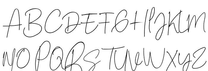 Great Signature 字体 大写