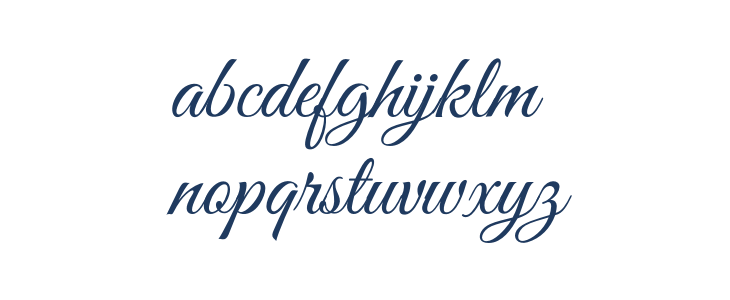 Great Vibes1 Lowercase