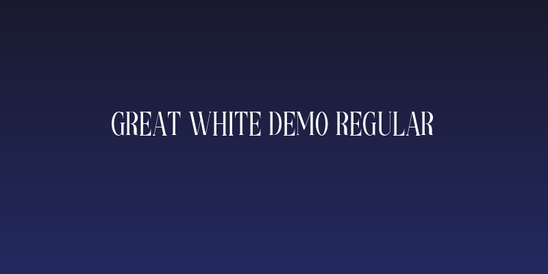 Great White Demo Regular Social Header