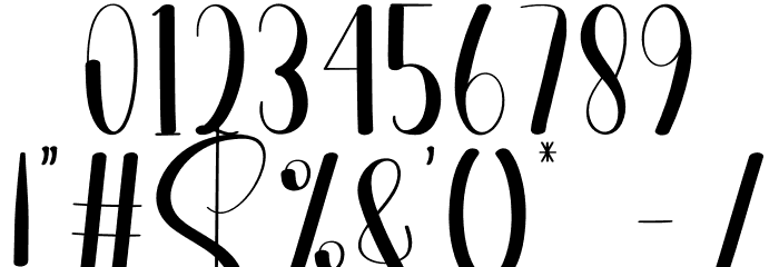 Great Font OTHER CHARS