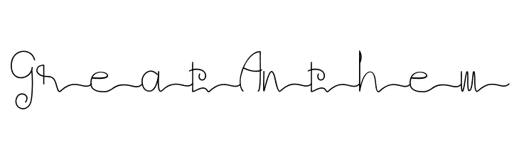 GreatAnthem  font caratteri gratis