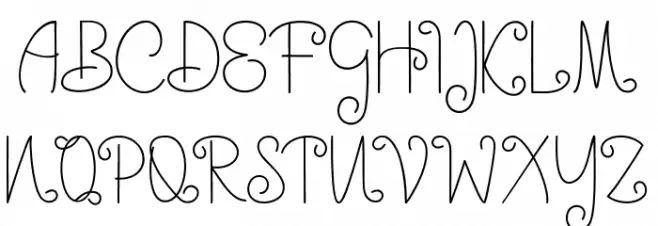 GreatAnthem Font Litere mari