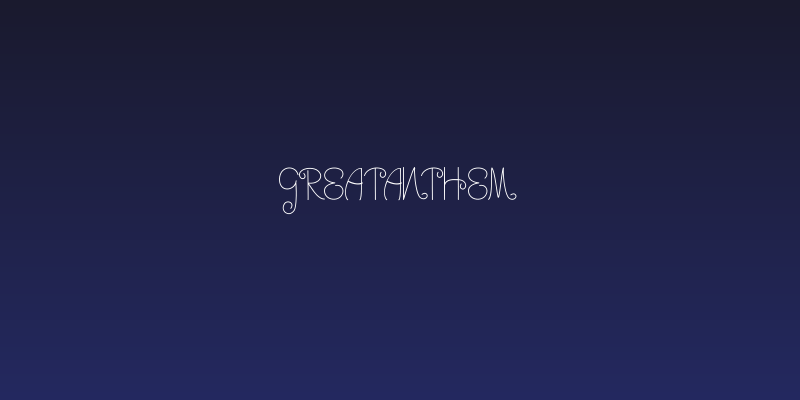 GreatAnthem Social Header