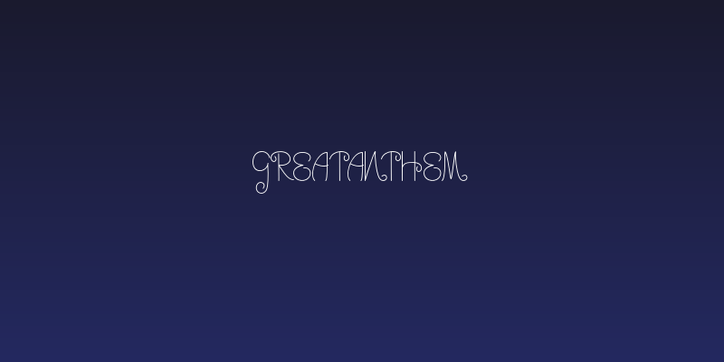 GreatAnthem Social Header