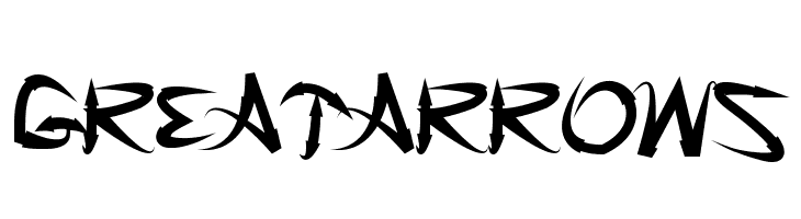 GreatArrows  Frei Schriftart Herunterladen