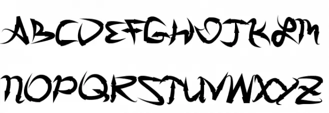 GreatArrows Font Litere mari