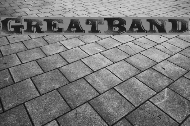 GreatBand Font examples