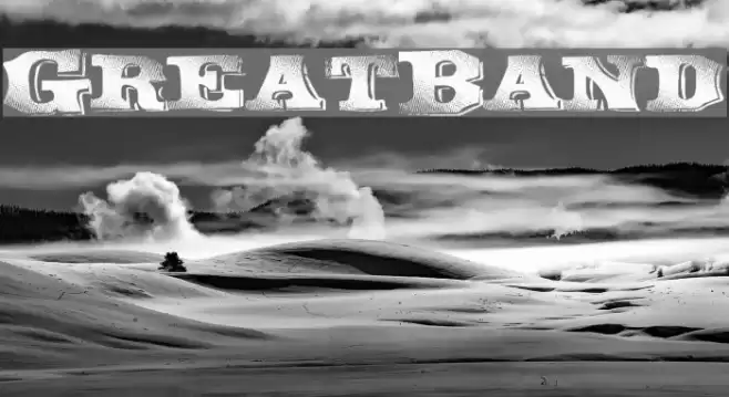 GreatBand Font examples