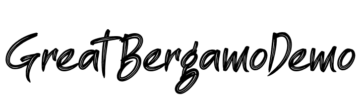 GreatBergamoDemo  font caratteri gratis