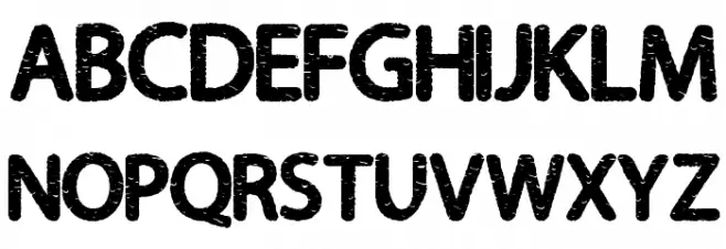 GreatCamp Schriftart Groß