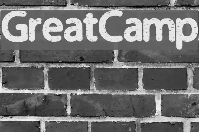 GreatCamp Font examples