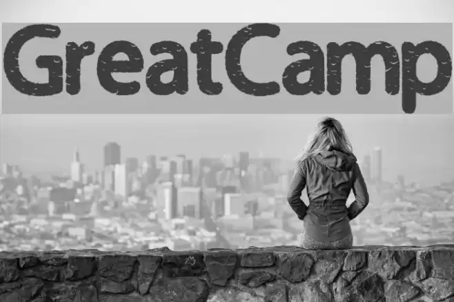 GreatCamp Font examples